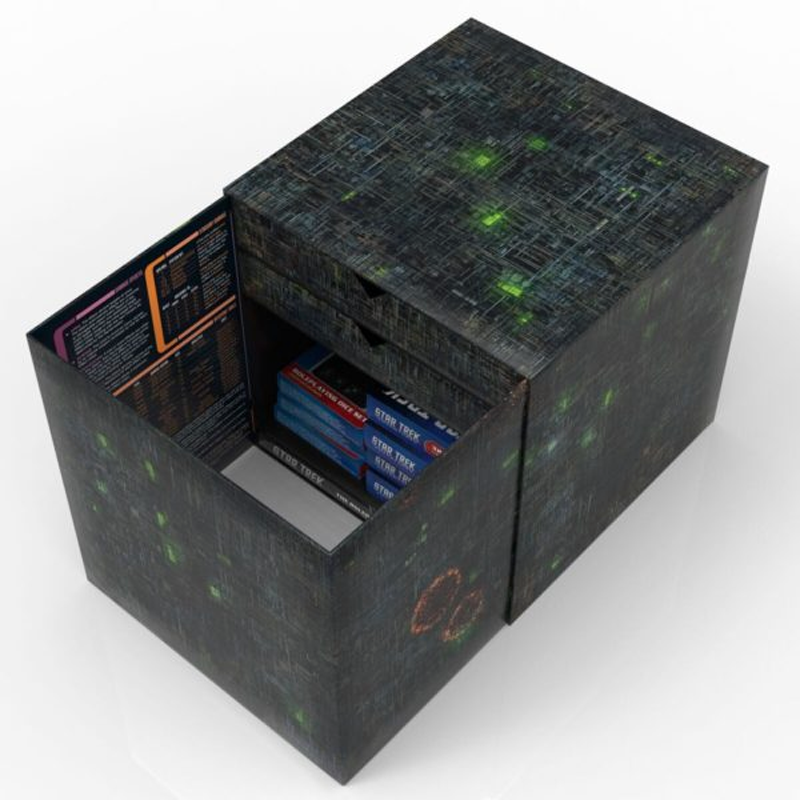 Illustration for article titled Of Course the New Star Trek RPG Comes in a Borg Cube Box